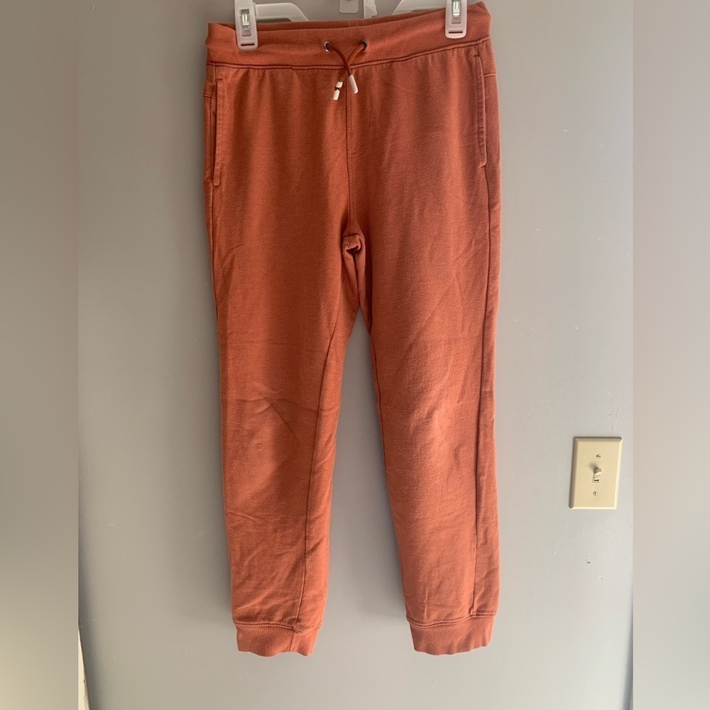 Boys Youth Cat & Jack Orange Adjustable Casual Comfortable Joggers Pockets 12/14
